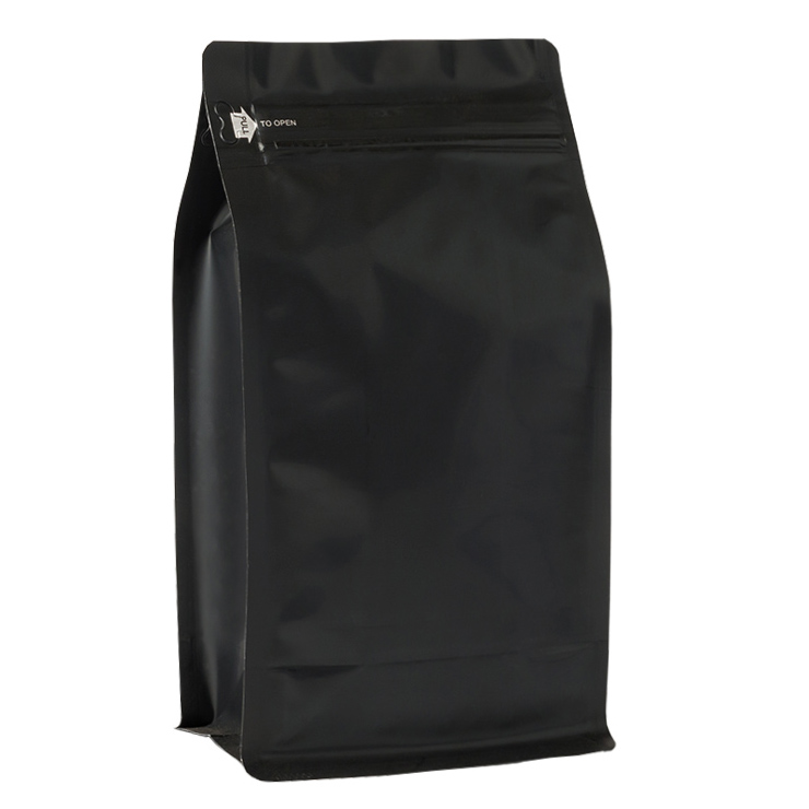 Square Bottom Gusseted Bags with E-Zip