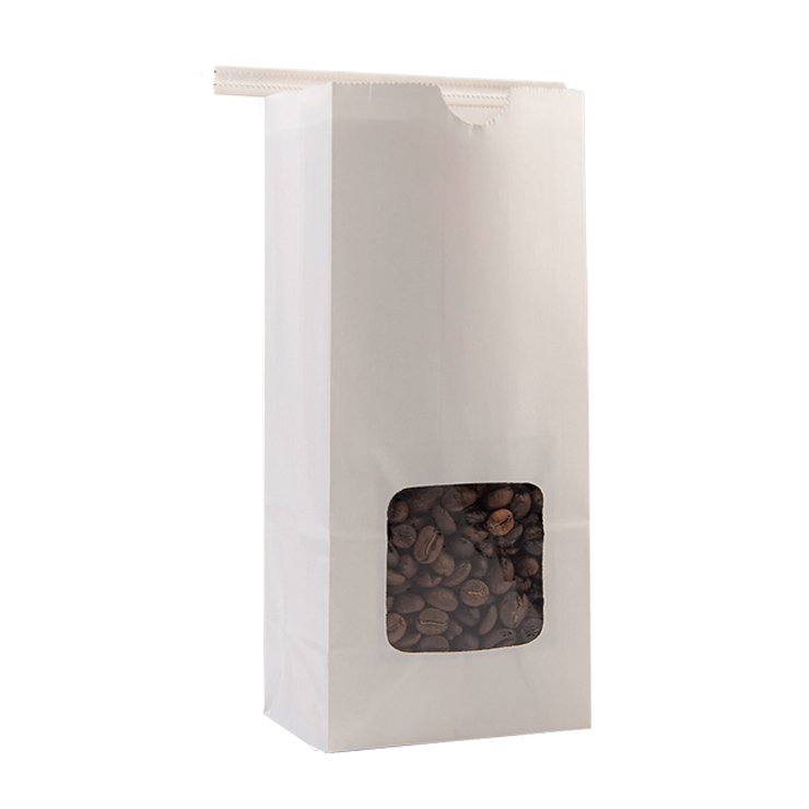 Natural Kraft & Claycoat Paper Bags with Tin Ties & Poly Liner