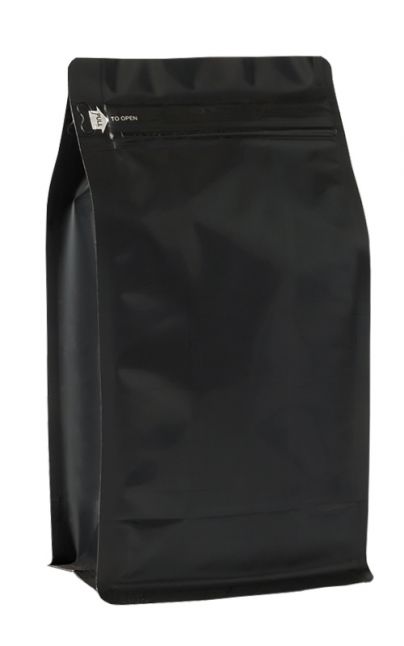 12oz Square Bottom Gusseted Bags with E-Zip
