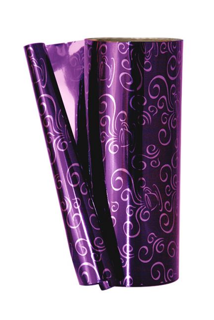 9.5" x 3280Ft (240) Metallized Film -  Aroma Purple