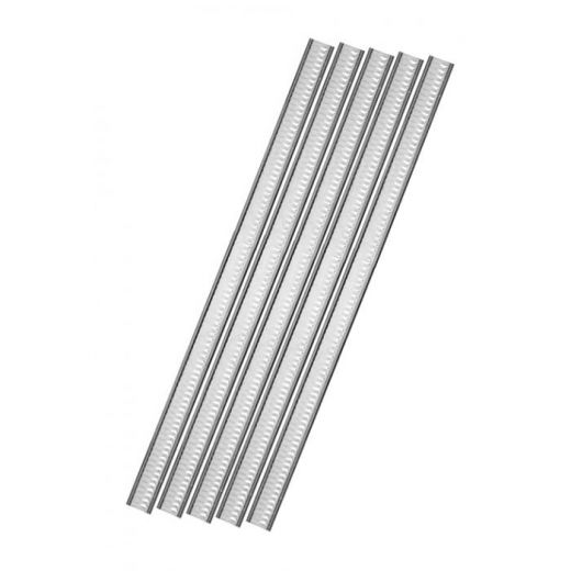 Peel & Stick Tin Tie 5.5" - Metallized Silver
