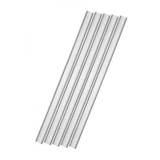 Peel & Stick Tin Tie 5.5" - Opaque White